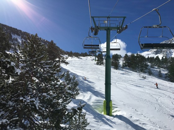 View from L'Abarsetar chairlift