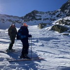 Skiing off piste in Arcalis