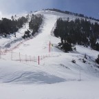 The view of the Estadi Joan Carchat slope