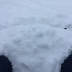 The snow was up to our knees
