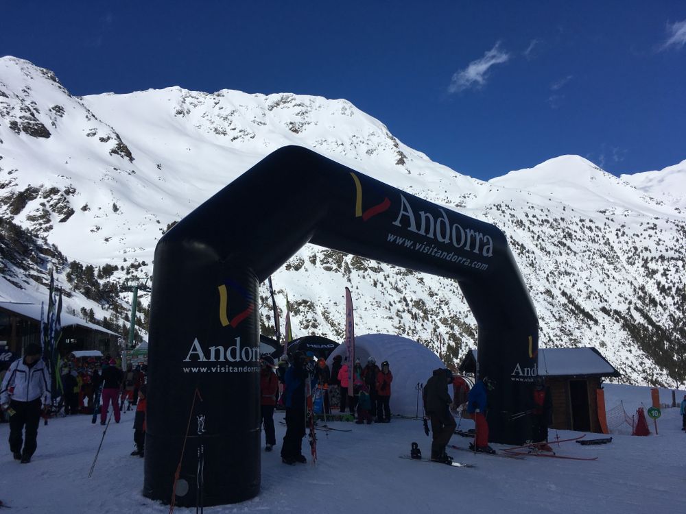 Free ski tester in Arcalis today