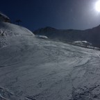 Empty slopes and bright sun today in Arcalís