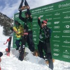 Snowboard men winners of the FWT2019