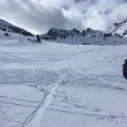 We had a great powder day in Arcalís drawing our lines