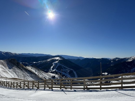 16th December - view of Pal from Arinsal gondola