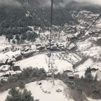 The white view from the gondola of Arinsal today