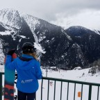 The view from Obelix terrace in the slopes of Arinsal
