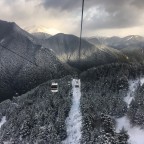 Stunning view from the gondola of Arinsal