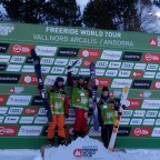 Winners of the ski women category