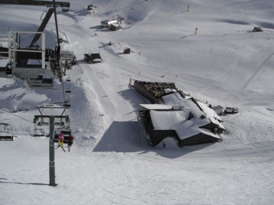 View from Creussans chair lift 16/12