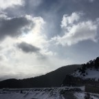 Clouds, sun and snow at the same time is possible in Arinsal
