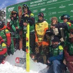 Some of the ski men participants of the FWT2019