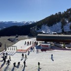 The view of Las Fonts chairlift