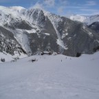 Off piste down to Obelix 28/01
