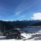Amazing bluebird view from the base of Arinsal