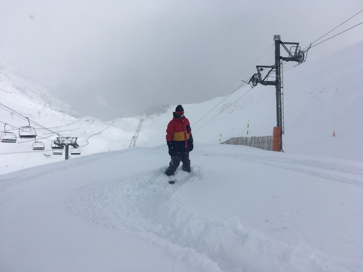 Over 20 cm of fresh snow at the top of Arinsal