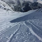 The quality of the snow was soft powder
