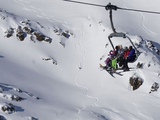 Do you know that in Arcalís the chairlifts take you to freeride areas?