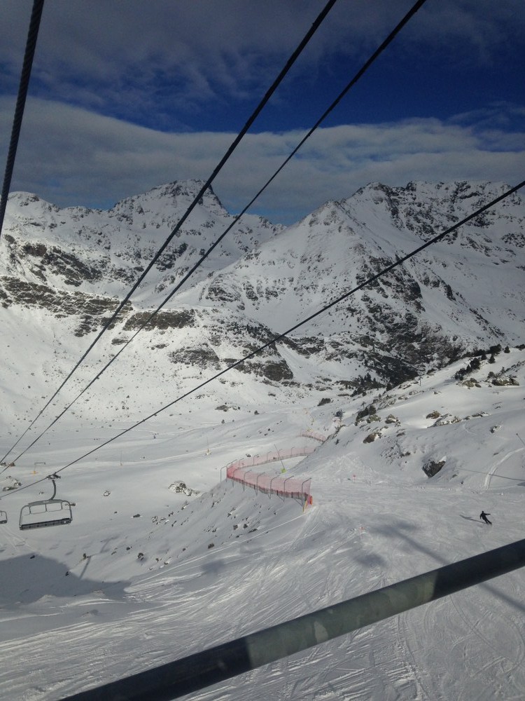 Stunning view from La Coma chairlift