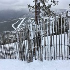 The clouds brought a breath of fresh snow in Pal