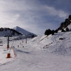 The beginner slope El Cortal in Arinsal