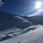 The snowpark in Arinsal was looking stunning