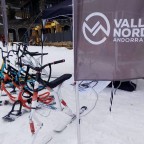 Ski bikes and snowscoots tester in Arcalis