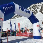 Finish line of the ISMF Font Blanca Vertical Race