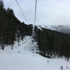 The chairlift La Serra I is maybe the oldest in the whole resort but we love it!