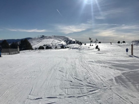 We love an empty slope day