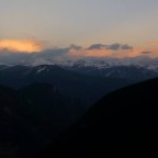 We went to watch the sunset from the top of Arinsal
