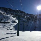 La Coma chairlift is the sunniest around Arcalís and offers a great view of the resort