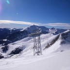 View from the top of Arinsal.