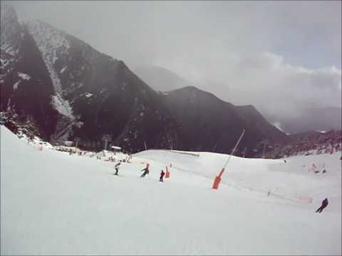 Arinsal Andorra Video Of Slopes - Jan 2011